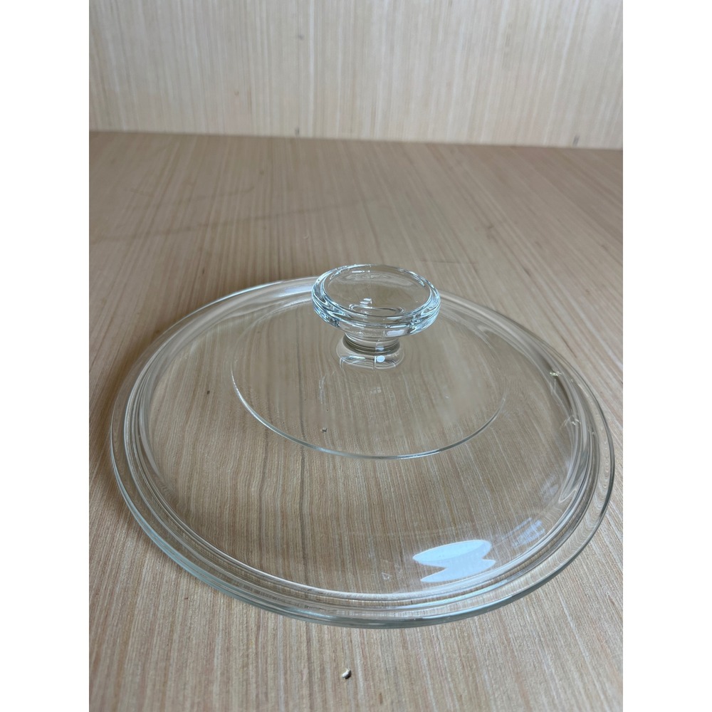 Pyrex G5C A 22 Clear Glass Round Replacement Lid with Knob Handle - Picture 5 of 8